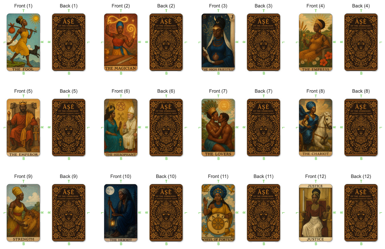 Ashe Of The Unbroken (Tarot) Includes a One-Page Activation PDF & Free Shipping