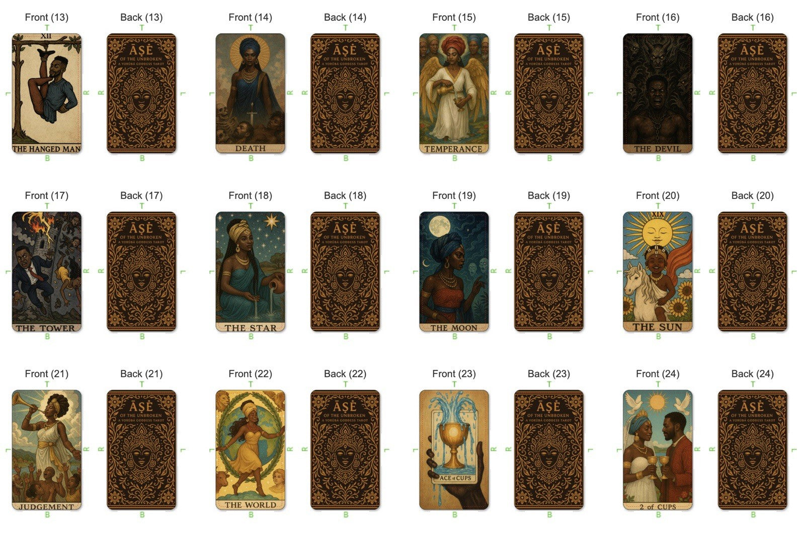 Ashe Of The Unbroken (Tarot) Includes a One-Page Activation PDF & Free Shipping