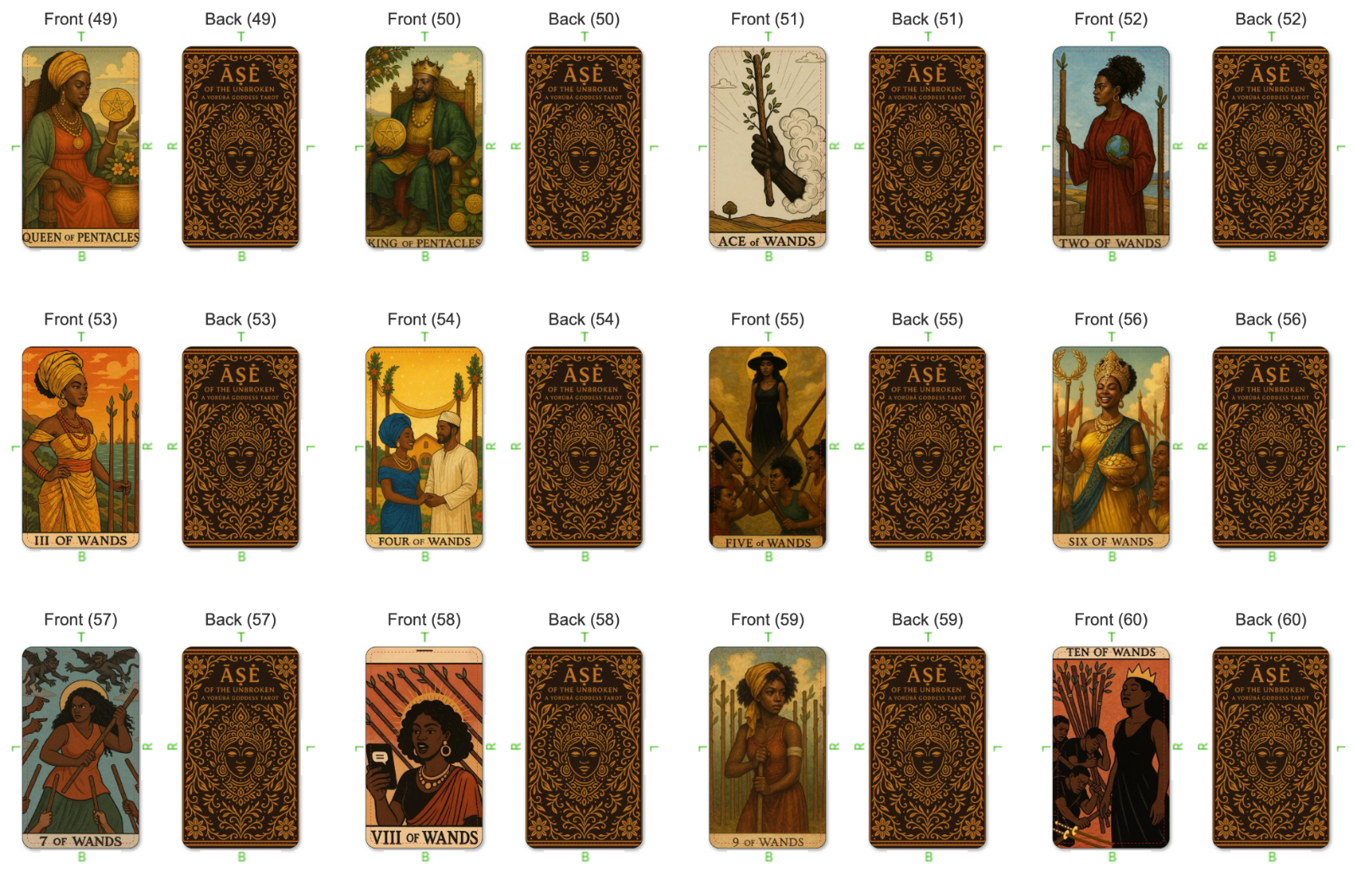 Ashe Of The Unbroken (Tarot) Includes a One-Page Activation PDF & Free Shipping