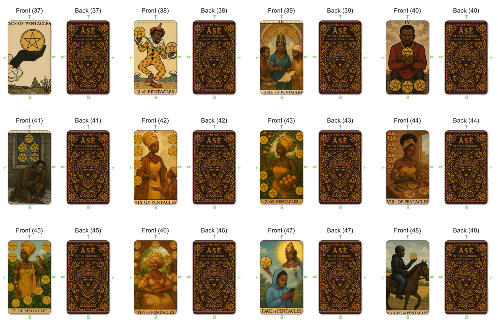 Ashe Of The Unbroken (Tarot) Includes a One-Page Activation PDF & Free Shipping
