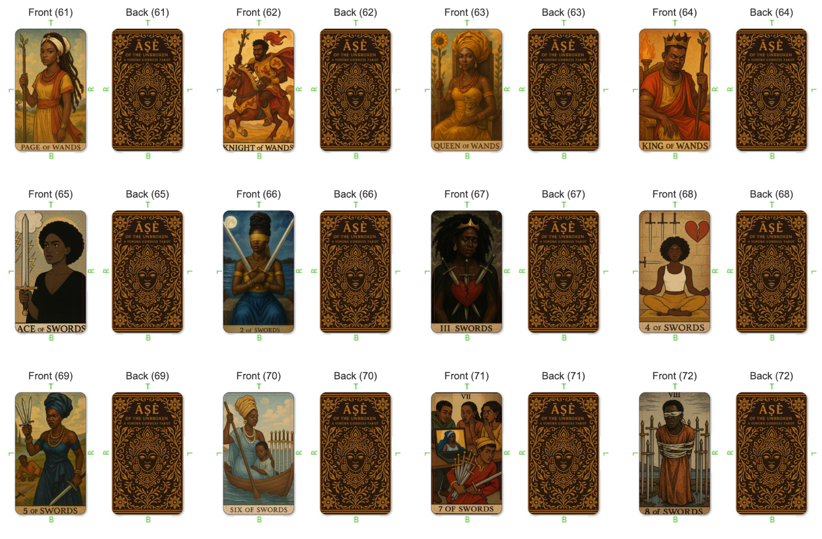 Ashe Of The Unbroken (Tarot) Includes a One-Page Activation PDF & Free Shipping