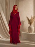IMPERIALE Ruby Empress Kaftan Set