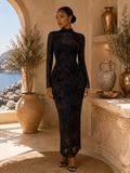 IMPERIALE Noir Rose Couture Gown
