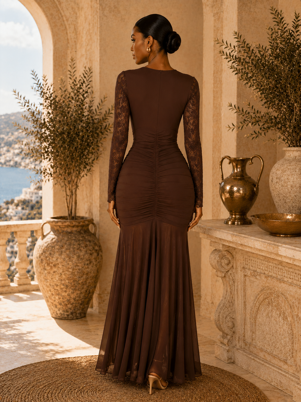 IMPERIALE Espresso Romance Gown
