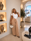 IMPERIALE Verona Wide-Leg Suspender Lounge Set
