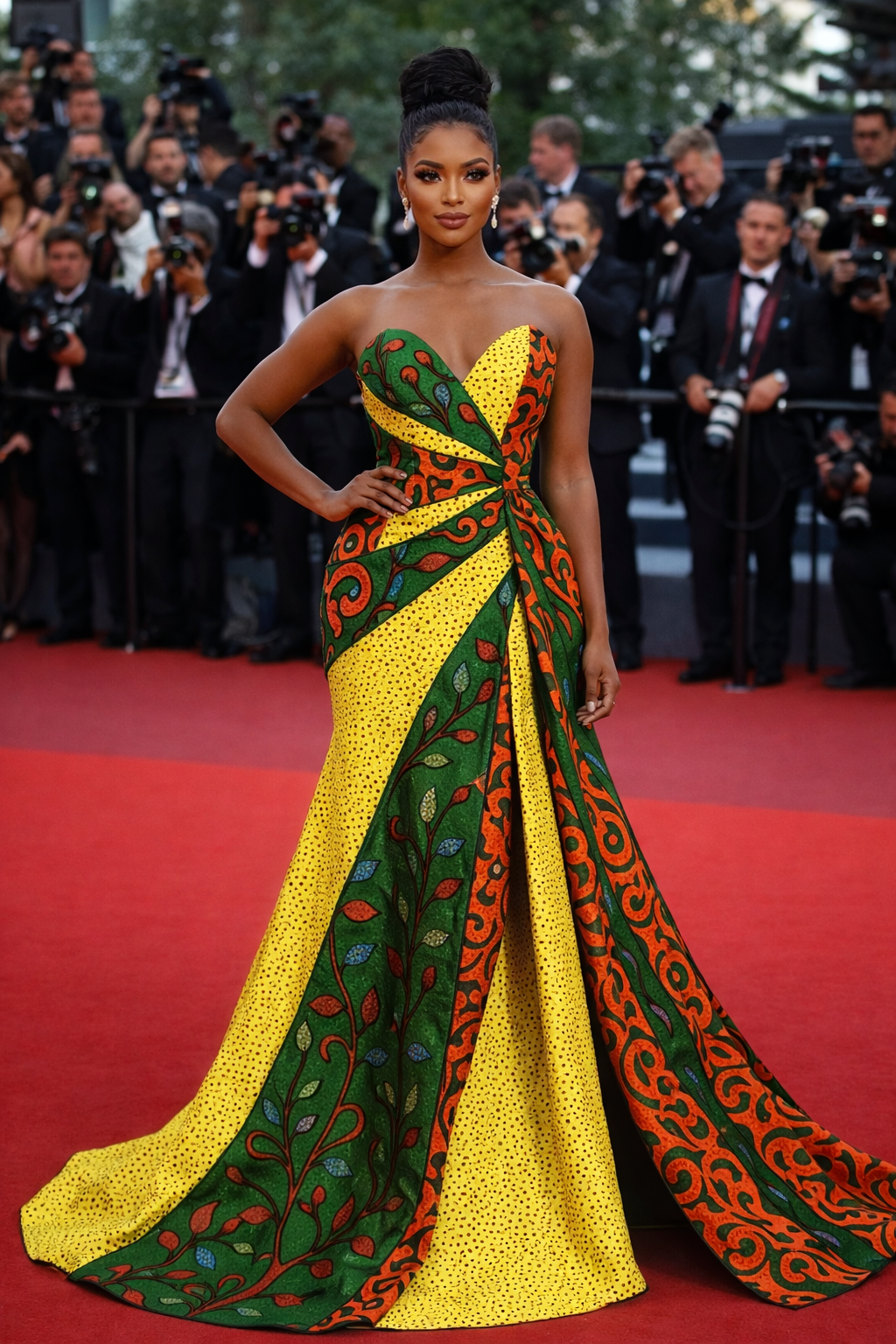 IMPERIALE Royal Heritage Ankara Couture Gown - S/M