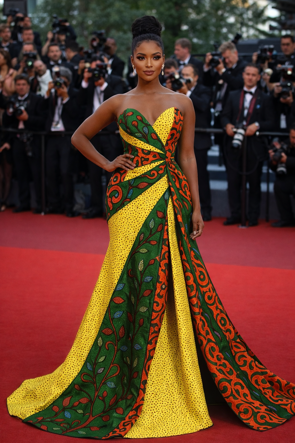 IMPERIALE Royal Heritage Ankara Couture Gown - S/M