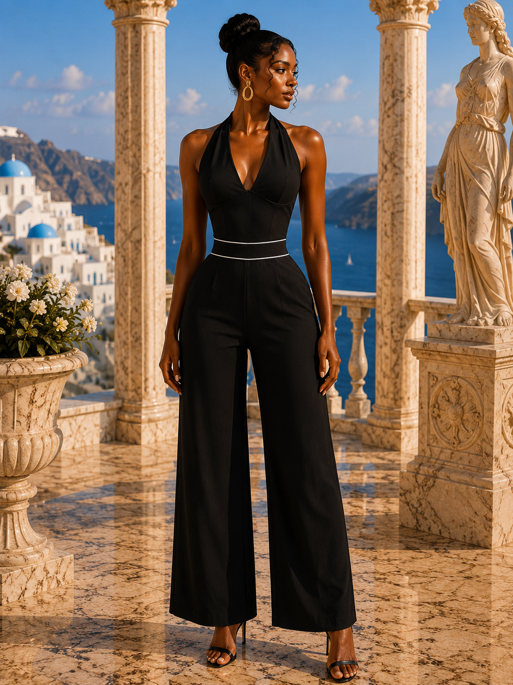 IMPERIALE Monaco Three-Piece Tailored Jumpsuit Set