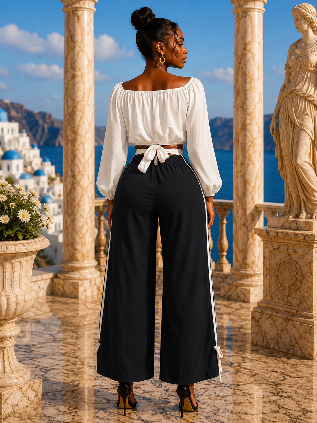 IMPERIALE Riviera Luxe Wrap Two-Piece Set