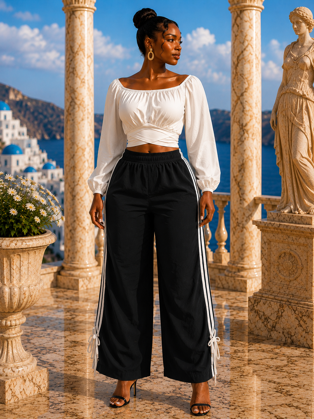 IMPERIALE Riviera Luxe Wrap Two-Piece Set