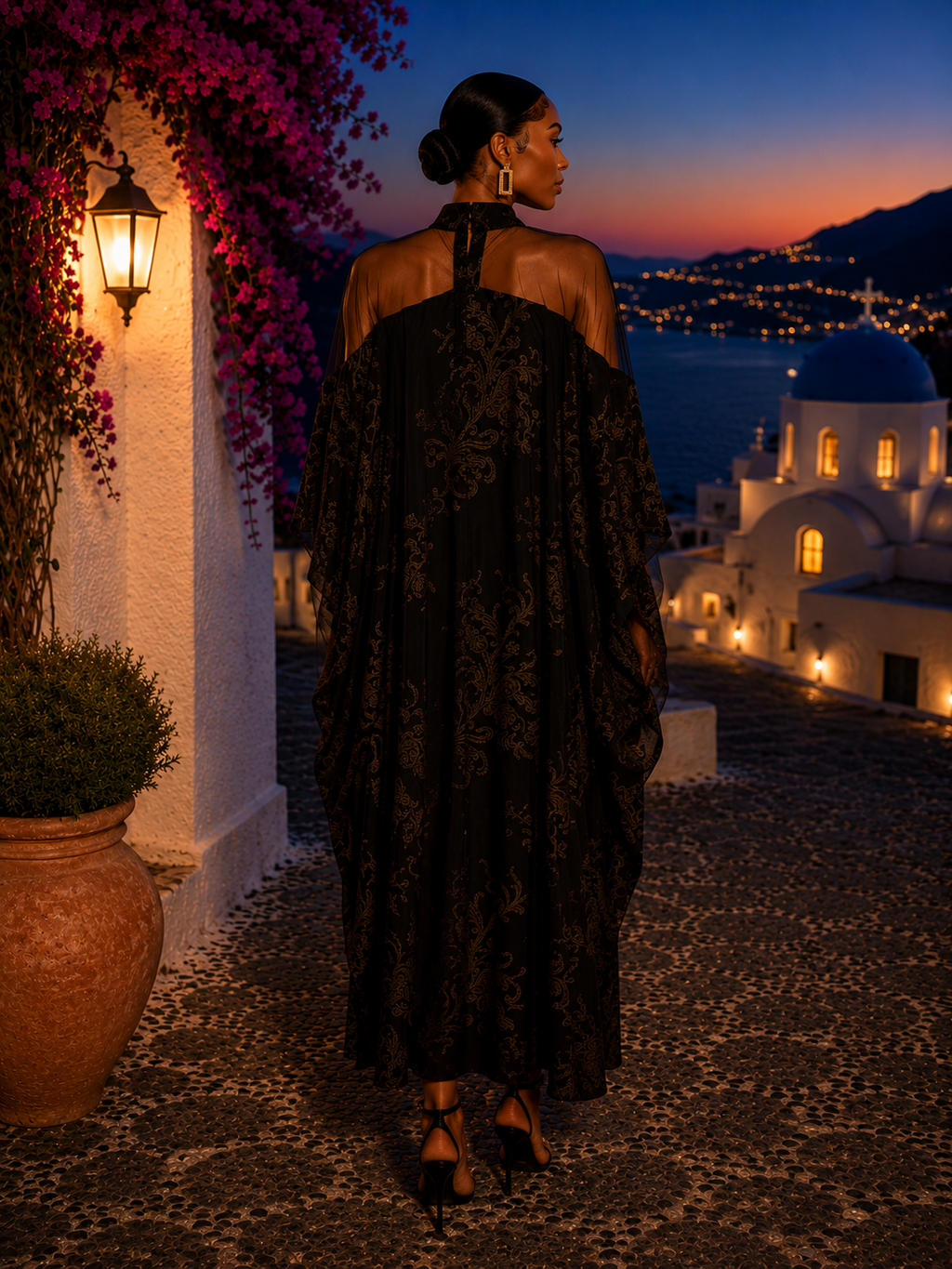 IMPERIALE Noir Empress Kaftan