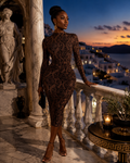 IMPERIALE Palazzo Noir Dress.
