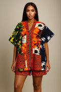 IMPERIALE “Ayanmo Tiger Flame” Mixed-Print Stoned Set.