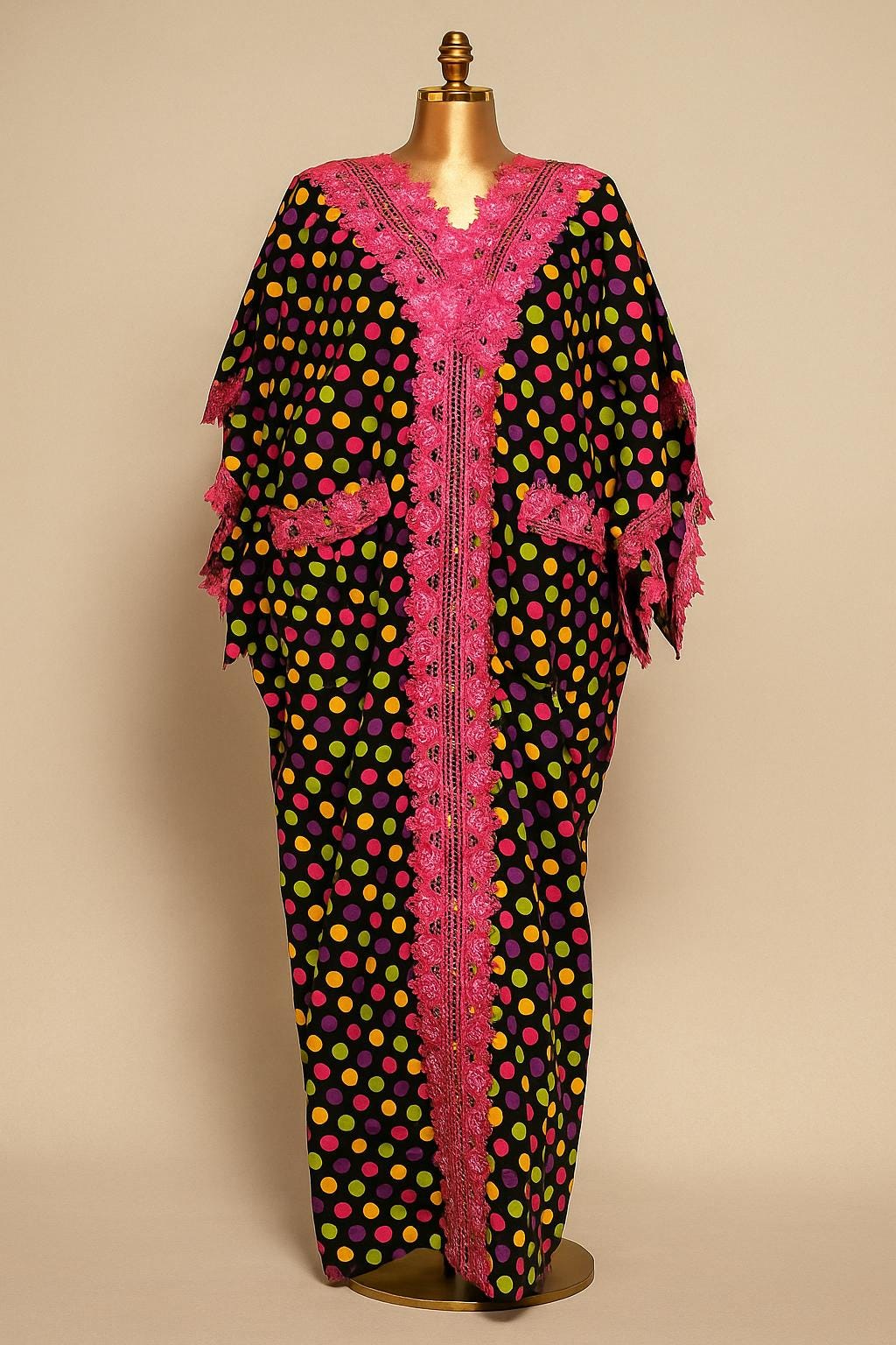 IMPERIALE Lace-Infused Ankara Luxe Kaftan Collection