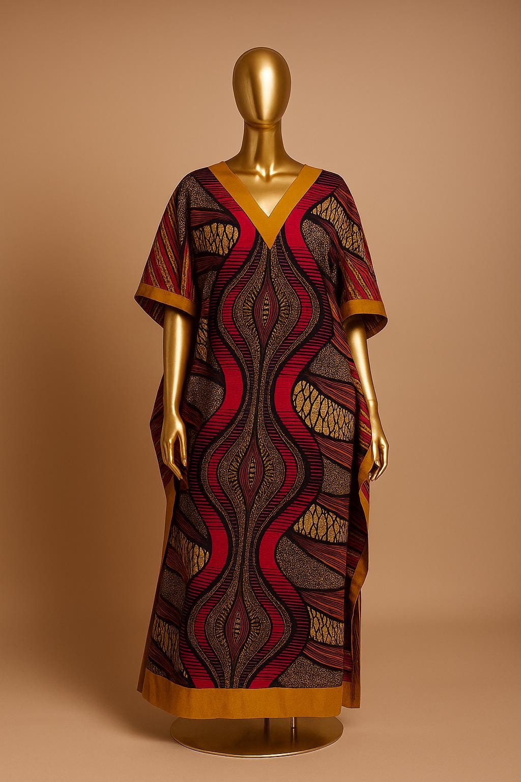 IMPERIALE Middle Panel Patch Luxe Ankara Adire Bubu Collection
