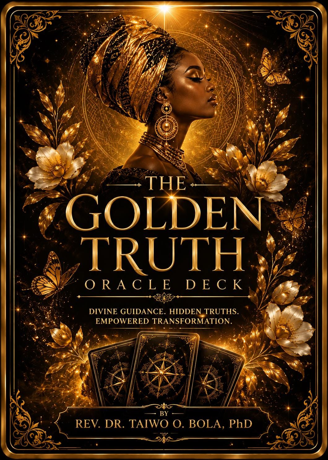 The Golden Truth Oracle Deck - 3.5" x 5" Card(s) Sizing Dimensions - Luxury Package Finishing