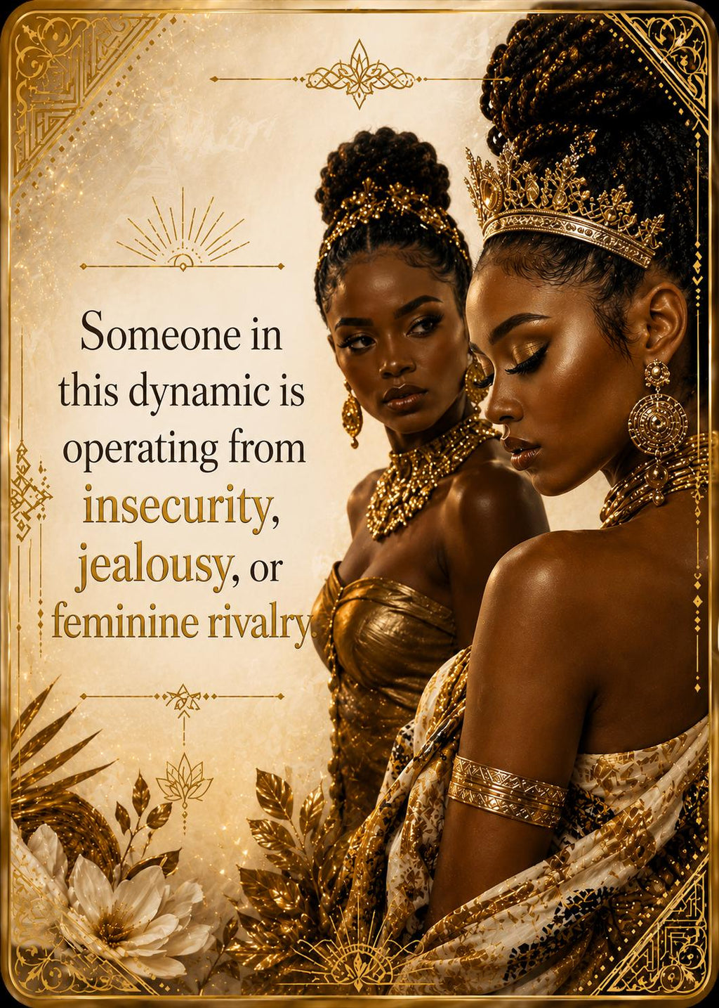 The Golden Truth Oracle Deck - 3.5" x 5" Card(s) Sizing Dimensions - Luxury Package Finishing