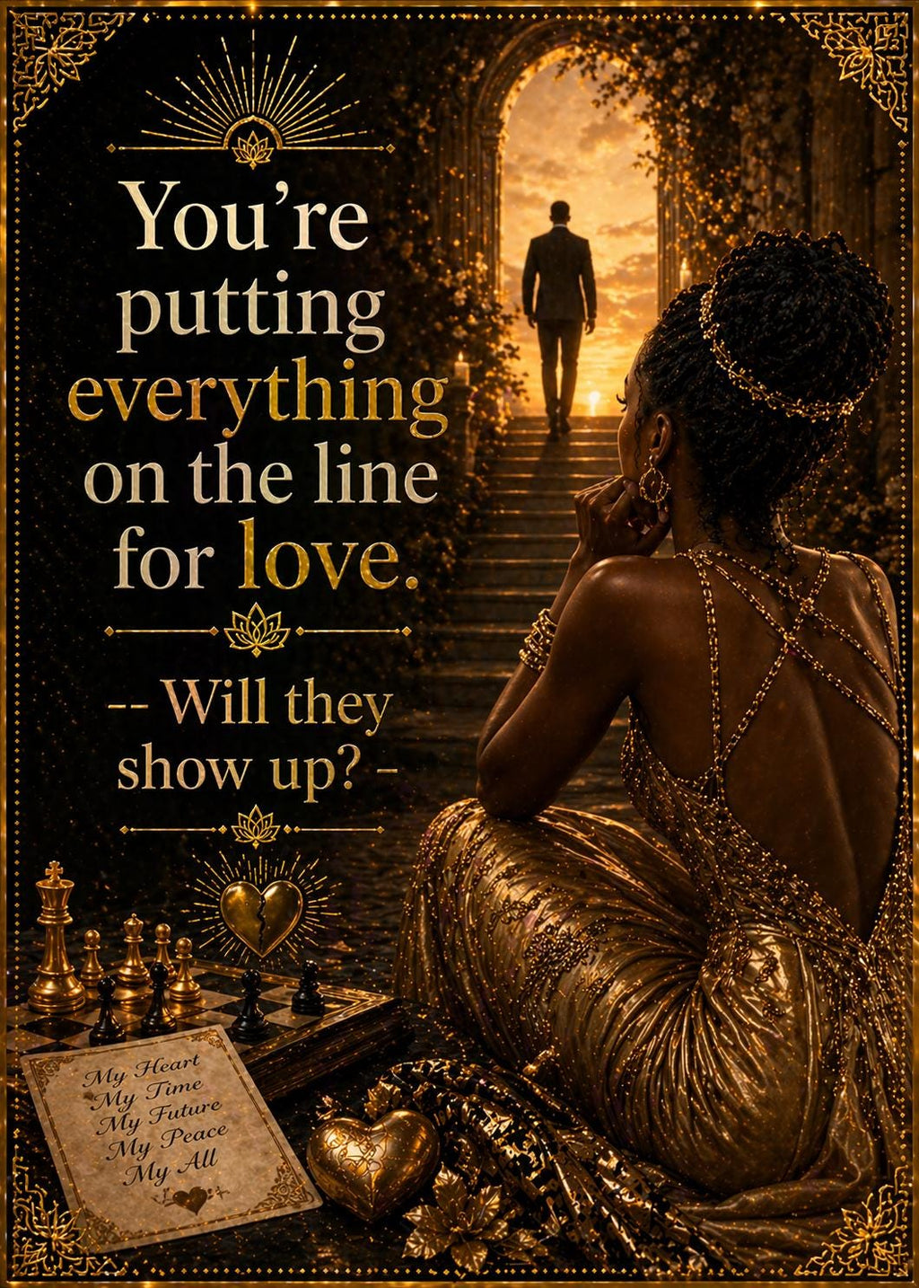 The Golden Truth Oracle Deck - 3.5" x 5" Card(s) Sizing Dimensions - Luxury Package Finishing
