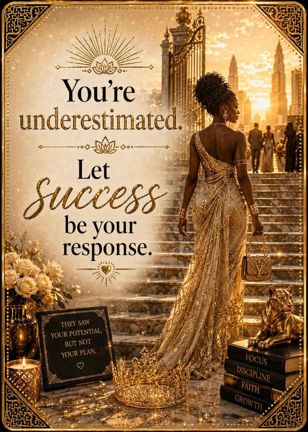 The Golden Truth Oracle Deck - 3.5" x 5" Card(s) Sizing Dimensions - Luxury Package Finishing