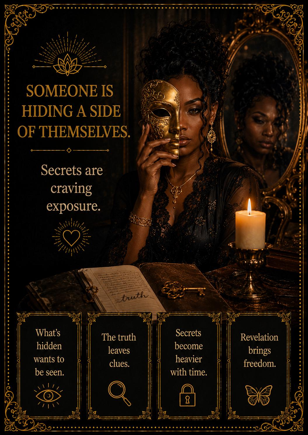 The Golden Truth Oracle Deck - 3.5" x 5" Card(s) Sizing Dimensions - Luxury Package Finishing