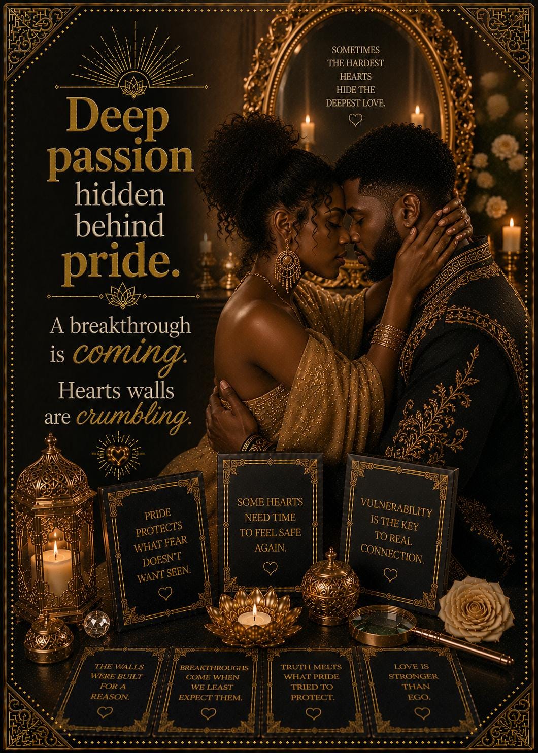 The Golden Truth Oracle Deck - 3.5" x 5" Card(s) Sizing Dimensions - Luxury Package Finishing